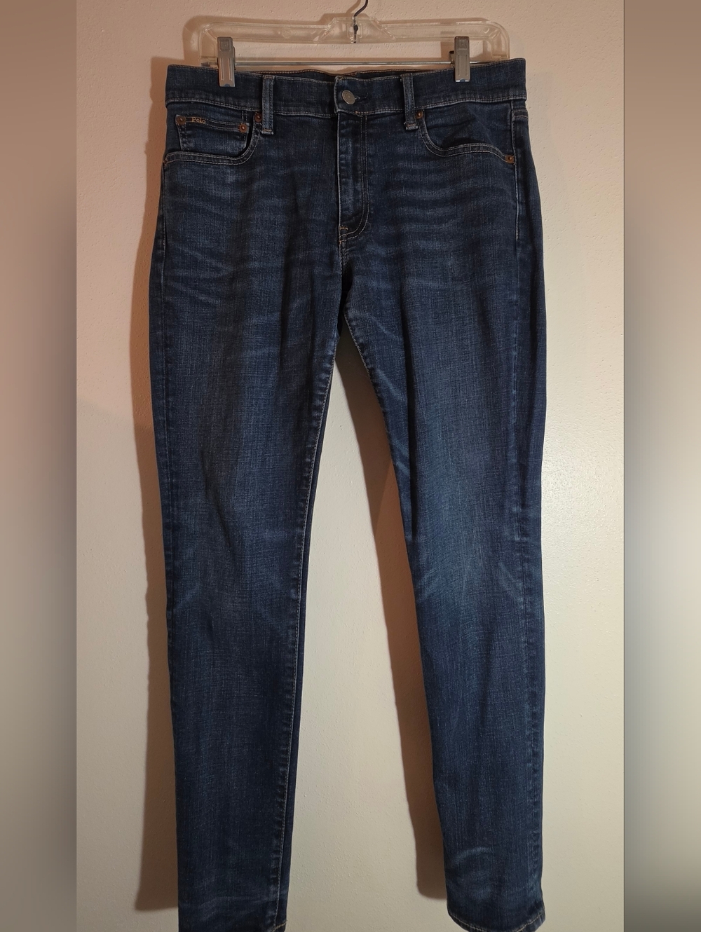 Women's Dark Blue Stretch Slim Jeans
